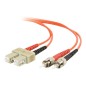 10m ST/ST LSZH Duplex 50/125 Fibre Cable 10m ST/ST LSZH Duplex 50/125 Fibre Cable