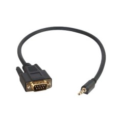 1.5FT DB9 MALE TO 3.5 ADAPTER BK