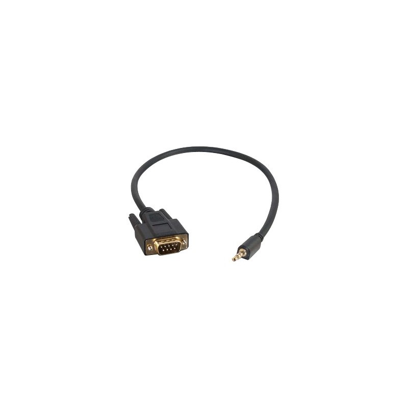 1.5FT DB9 MALE TO 3.5 ADAPTER BK