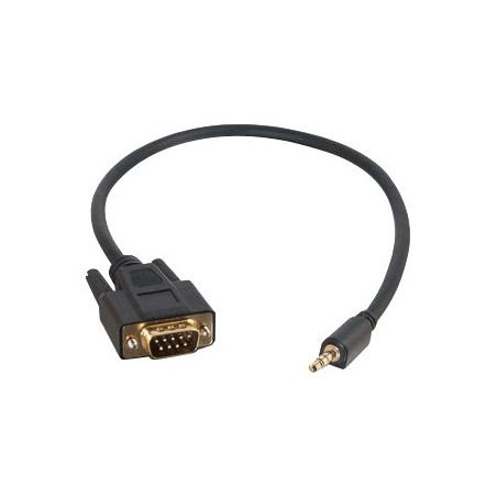 1.5FT DB9 MALE TO 3.5 ADAPTER BK
