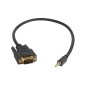 1.5FT DB9 MALE TO 3.5 ADAPTER BK
