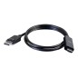 3ft DisplayPort to HDMI Cable 4K Black 3ft DisplayPort to HDMI Cable 4K Black
