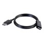 3ft DisplayPort to HDMI Cable 4K Black 3ft DisplayPort to HDMI Cable 4K Black