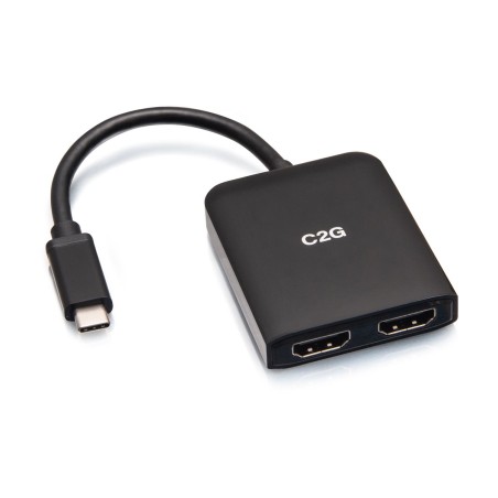 USB C to 2 Port HDMI MST Hub