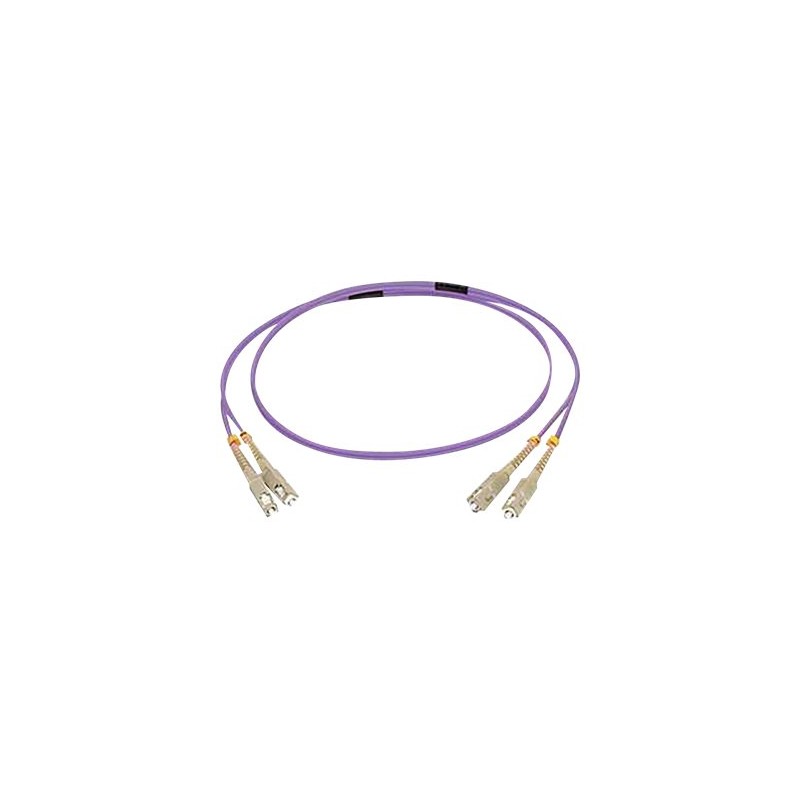 10m SC/SC OM4 LSZH Fibre Patch - Violet 10m SC/SC OM4 LSZH Fibre Patch - Violet