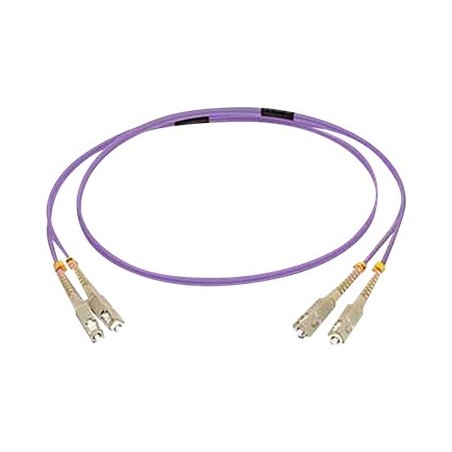 10m SC/SC OM4 LSZH Fibre Patch - Violet