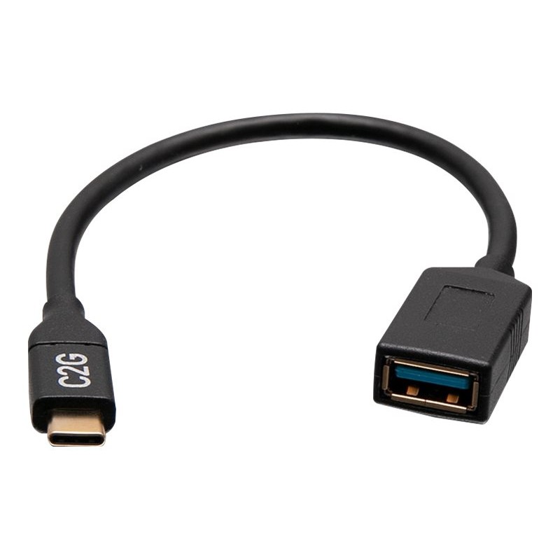 USB-C to USB A Dongle Adapter Black USB-C to USB A Dongle Adapter Black