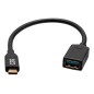 USB-C to USB A Dongle Adapter Black USB-C to USB A Dongle Adapter Black