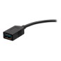 USB-C to USB A Dongle Adapter Black USB-C to USB A Dongle Adapter Black