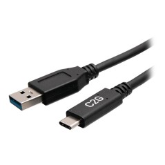 1ft USB 3.0 USB-C TO USB-A M/M BLK