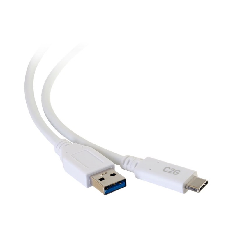 10ft USB M C TO A M 3.2 GEN1 3A WH 3M 10ft USB M C TO A M 3.2 GEN1 3A WH 3M