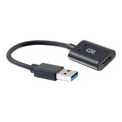 Cbl/6in .15m USB C Female to USB A Male