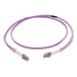 Cbl/2m LC/LC OM4 LSZH Fibre Patch-Violet