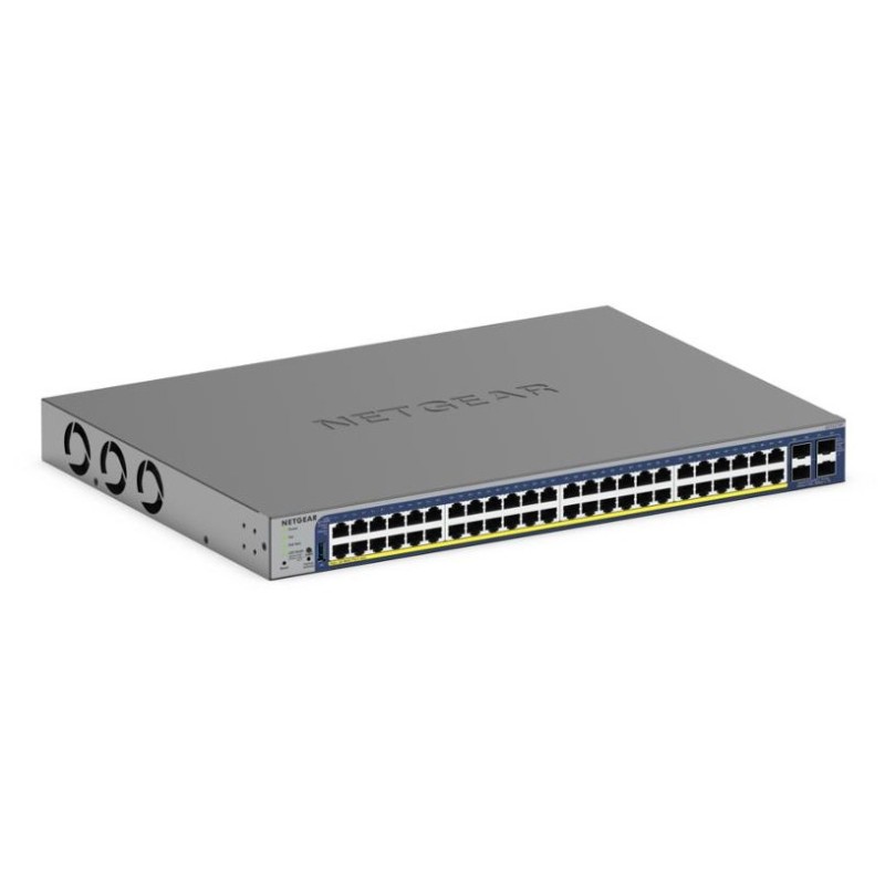 NETGEAR GS752TXP Géré L2/L3/L4 10G Ethernet (100/1000/10000) Connexion Ethernet, supportant l'alimentation via ce port (PoE) NETGEAR GS752TXP Géré L2/L3/L4 10G Ethernet (100/1000/10000) Connexion Ethernet, supportant l'alimentation via ce port (PoE)