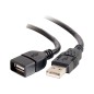 3m USB A/A EXT CBL BLK