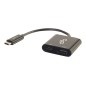 Cbl/USB-C to HDMI+USB-C Charging Black