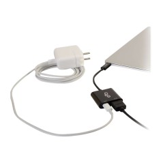 Cbl/USB-C to HDMI+USB-C Charging Black