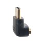Cbl/HDMI Male to HDMI Female 90 Down adp Cbl/HDMI Male to HDMI Female 90 Down adp