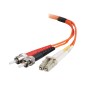 Cbl/2m LC/ST LSZH Duplex 50/125 Fibre
