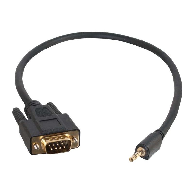 Adapter/DB9 Male to 3.5mm Bk 0.5m Adapter/DB9 Male to 3.5mm Bk 0.5m
