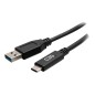 6in USB 3.0 USB-C TO USB-A M/M BLK