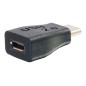 Cbl/USB C to 2.0 Micro B Female Adapter