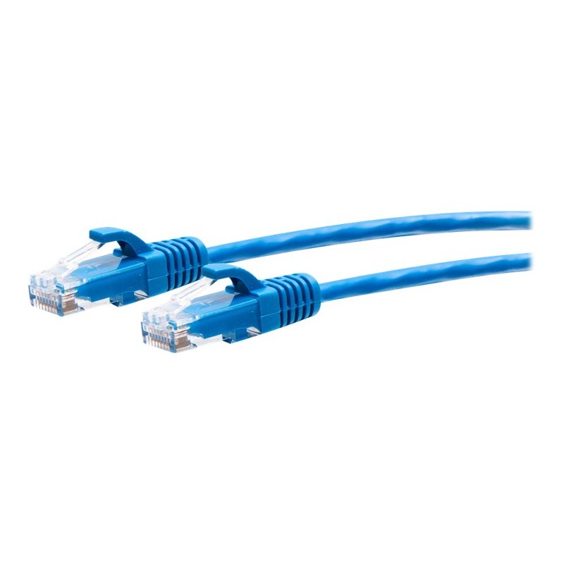 4FT/1.2M CAT6A SLIM PATCH 28AWG BLUE