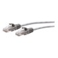 9FT/2.7M CAT6A SLIM PATCH 28AWG GRAY 9FT/2.7M CAT6A SLIM PATCH 28AWG GRAY