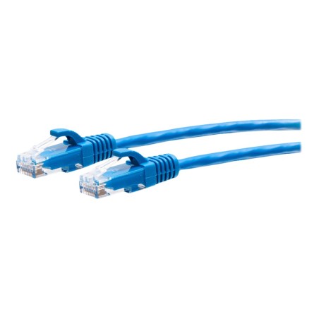 1FT/0.3M CAT6A SLIM PATCH 28AWG BLUE