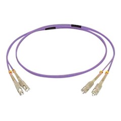 Cbl/1m SC/SC OM4 LSZH Fibre Patch-Viol