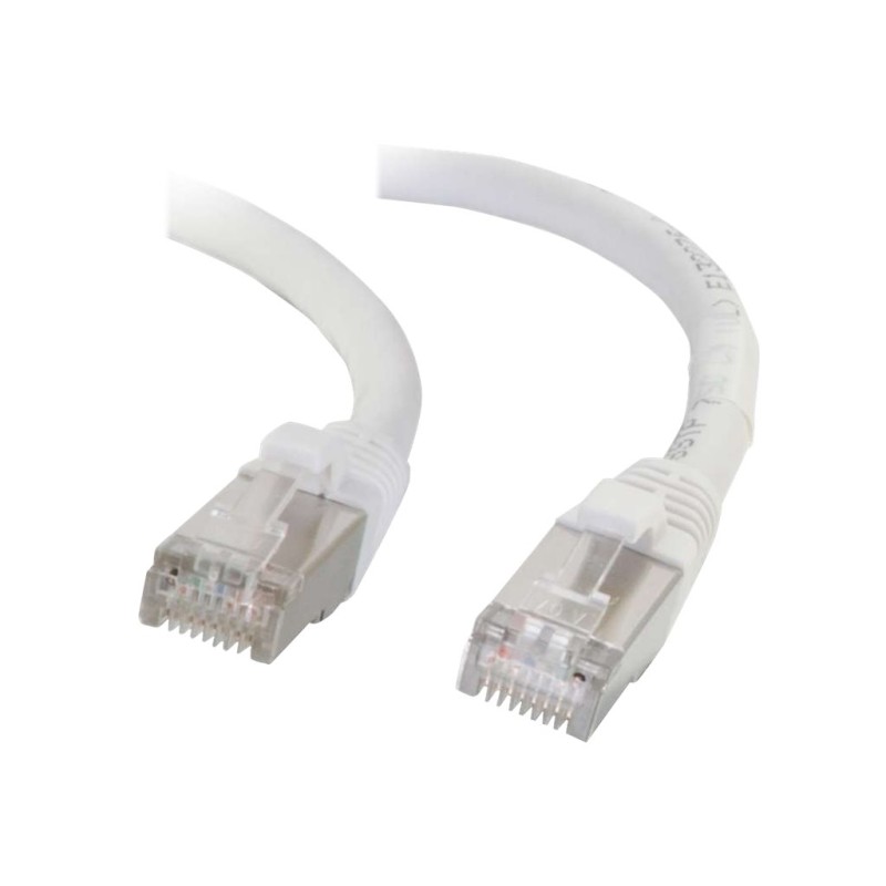 Cbl/1m CAT6A Shielded Patch Cable White