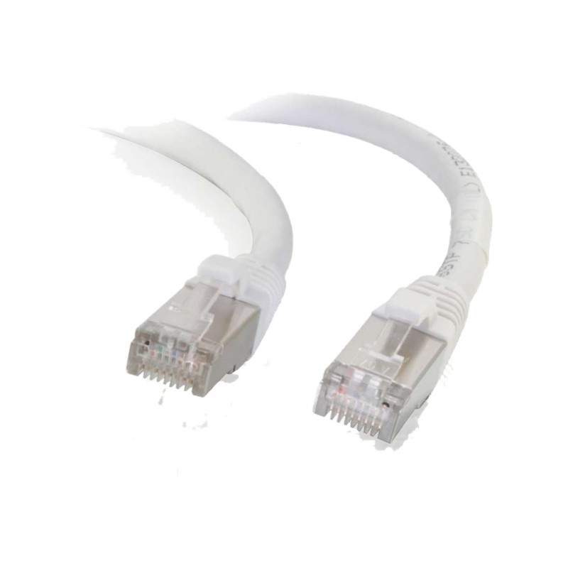 Cbl/0.5m CAT6A Shielded PatchCable White
