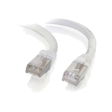 Cbl/0.3m CAT6A Shielded PatchCable White