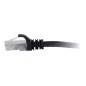 Cbl/10m CAT6A Shielded Patch Cable Black