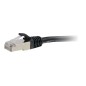 Cbl/10m CAT6A Shielded Patch Cable Black