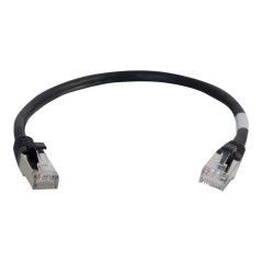Cbl/10m CAT6A Shielded Patch Cable Black