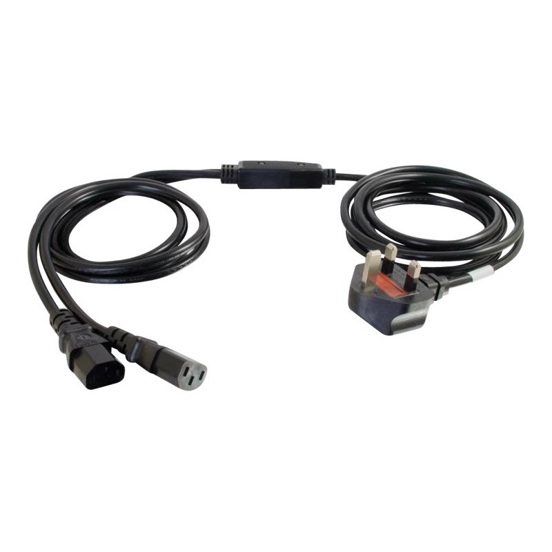 Cbl/3m BS 1363 to 2x C13 Y-Cable Cbl/3m BS 1363 to 2x C13 Y-Cable