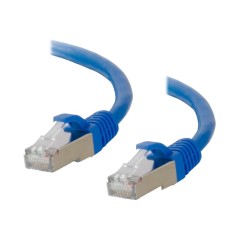Cbl/20m CAT6A Shielded Patch Cable Blue