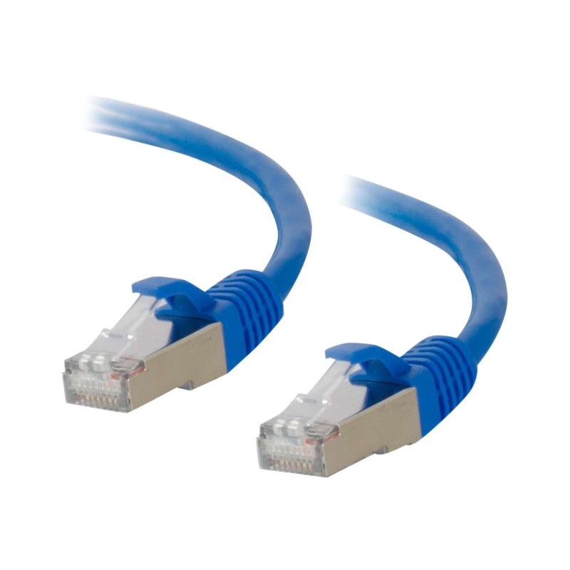 Cbl/15m CAT6A Shielded Patch Cable Blue