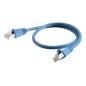 Cat6a Shielded Patch 0.5m Blue Cat6a Shielded Patch 0.5m Blue