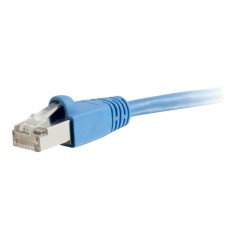 Cat6a Shielded Patch 0.5m Blue