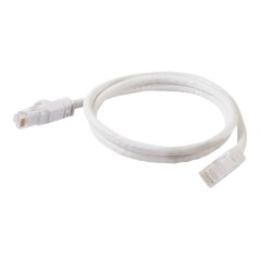 Cbl/3M White CAT6 PVC Snagless UTP Patch