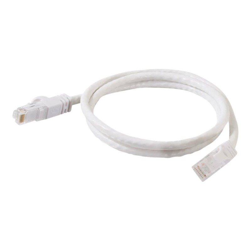 Cbl/3M White CAT6 PVC Snagless UTP Patch