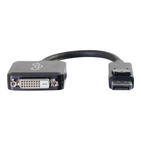 20cm DisplayPort M to DVI F BLK