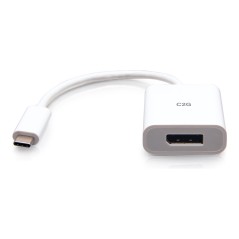 USB-C to 4k60Hz DisplayPort Adapter Wht