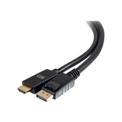 1.8m DP to HDMI Cable 4K Passive Black