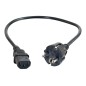 Cbl/0.5M Universal Power cord CEE 7/7