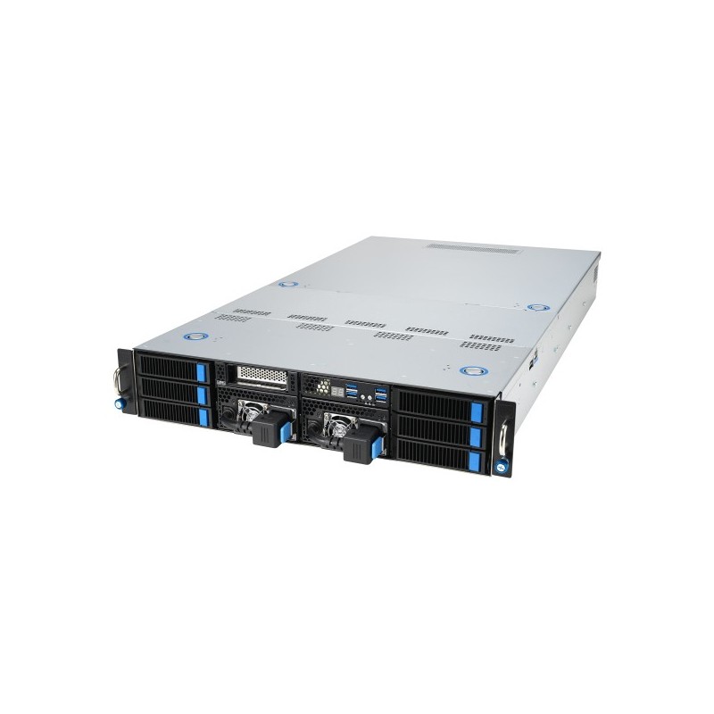 ASUS 90SF0251-M004X0 serveur barebone Intel C741 Rack (2 U) Noir, Acier ASUS 90SF0251-M004X0 serveur barebone Intel C741 Rack (2 U) Noir, Acier