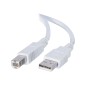 1m USB 2.0 A/B CBL WHITE 1m USB 2.0 A/B CBL WHITE