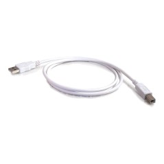 1m USB 2.0 A/B CBL WHITE